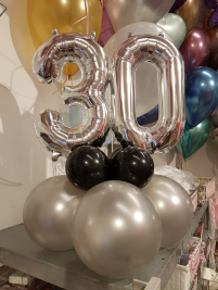Folienballon Zahl Klein